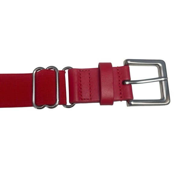 Under Armour Belt Men's One Size Red Adjustable Elastic Stretch Uniform Baseball - Picture 10 of 11